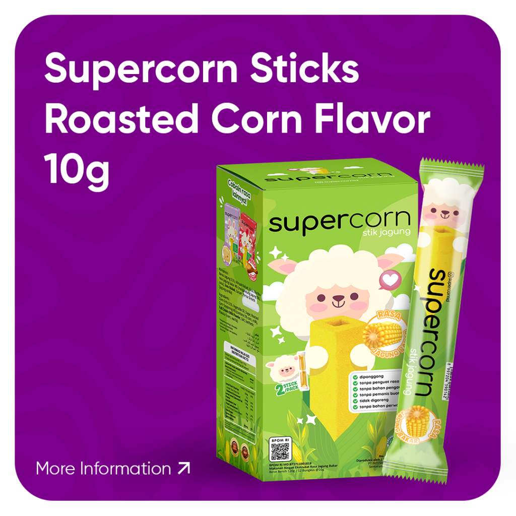 Premium Baked Corn Sticks Snack with Clean Ingredient Formulation